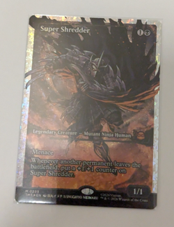 Super Shredder (Showcase) (Fracture Foil) Teenage Mutant Ninja Turtles TMT M 295 - Image 3