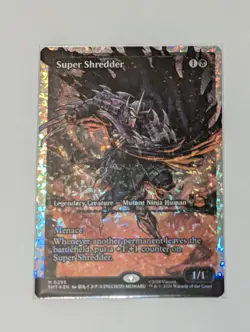 Super Shredder (Showcase) (Fracture Foil) Teenage Mutant Ninja Turtles TMT M 295 - Image 4