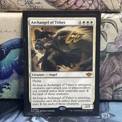 Archangel of Tithes Outlaws of Thunder Junction Regular NM #0002 - Image 1