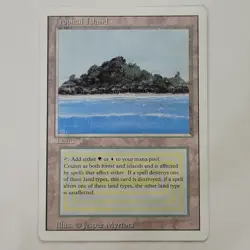 MTG Tropical Island Dual Land Revised Magic The Gathering LP 3 - Image 1