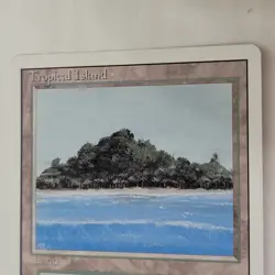 MTG Tropical Island Dual Land Revised Magic The Gathering LP 3 - Image 3