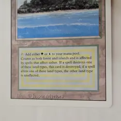 MTG Tropical Island Dual Land Revised Magic The Gathering LP 3 - Image 4