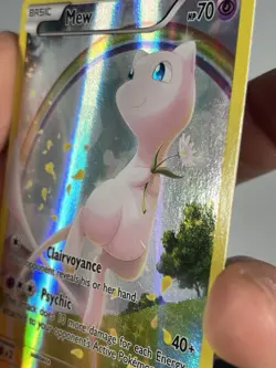 Pokemon TCG Mew XY110 Black Star Promo Full Art Holo Card - Image 3