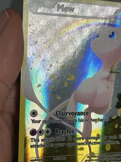 Pokemon TCG Mew XY110 Black Star Promo Full Art Holo Card - Image 4