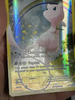 Pokemon TCG Mew XY110 Black Star Promo Full Art Holo Card - Image 5