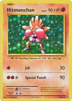 Hitmonchan 62/108 Holo Rare - Pokemon XY Evolutions Single Card - Image 1