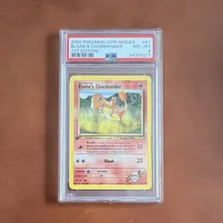Pokemon TCG Blaine's Charmander Gym Heroes 1st Edition PSA 8 #61/132 English - Image 1