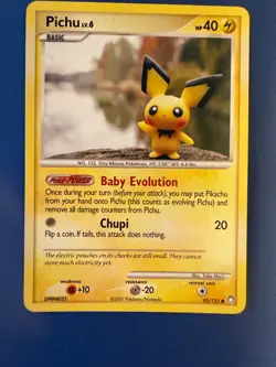 Pichu - 93/123 Mysterious Treasures - Pokemon TCG - 2007 - Image 1