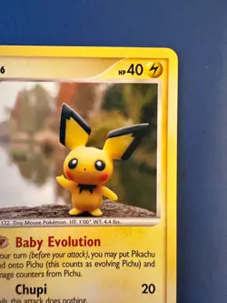 Pichu - 93/123 Mysterious Treasures - Pokemon TCG - 2007 - Image 3