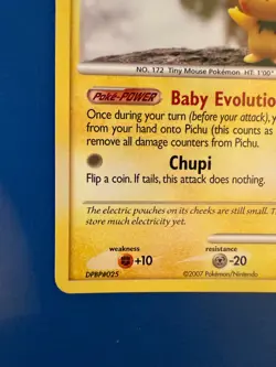 Pichu - 93/123 Mysterious Treasures - Pokemon TCG - 2007 - Image 5