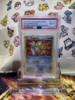 2016 Pokemon XY Black Star Promo Magikarp Holo #XY143 PSA 8 - Image 1