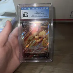 Pokemon Black Stars Promos Flareon V SWSH179 Flareon VMAX Prem CGC NM/Mint+ 8.5 - Image 1