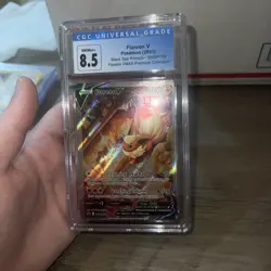 Pokemon Black Stars Promos Flareon V SWSH179 Flareon VMAX Prem CGC NM/Mint+ 8.5 - Image 2