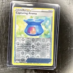Pokemon Capturing Aroma Silver Tempest 153/195 Item Reverse Holo Uncommon - Image 1