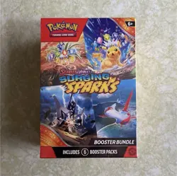 Pokemon TCG Scarlet & Violet Surging Sparks Booster Bundle 6 Packs Sealed - Image 1