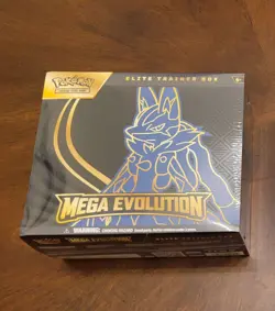 Pokemon TCG Mega Evolution Lucario Elite Trainer Box ETB Factory Sealed - Image 1