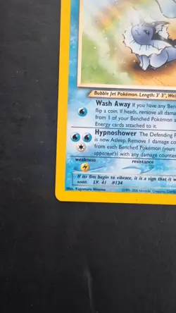 Pokemon TCG Vaporeon 52/105 Neo Destiny Non-Holo P/HP - CHECK PHOTOS - Image 4