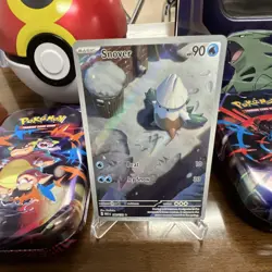 Pokemon Snover 140/132 Me01 Mega Evolution Illustration Rare Holo 2025 Near Mint - Image 2