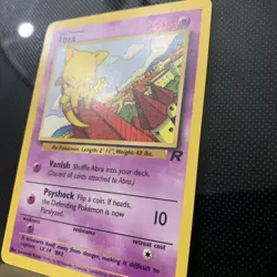 Abra 49/82 Team Rocket Regular NM Vintage Pokemon TCG 2000 - Image 2