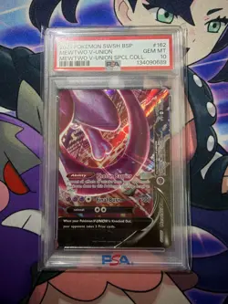 2021 Pokemon Special Collection MEWTWO V-UNION SWSH162 PSA 10 GEM MINT - Image 1