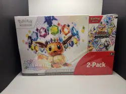 Pokemon Prismatic Evolutions ETB + Booster Bundle 2-Pack Costco Exclusive Sealed - Image 1