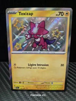 Cartes Pokemon : TOXIZAP Shiny 140/091 Destinees De Paldea - FR 🇨🇵 - Image 1