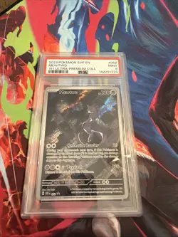 2023 POKEMON SVP EN-SV BLACK STAR PROMO 151 ULTRA-PREM COLL #052 MEWTWO PSA 9 - Image 1