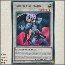 Fabled Gammajin - BLMM-EN013 - Ultra Rare 1st Edition Yugioh - Image 1