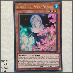 Ghost Sister & Spooky Dogwood (Alternate Art) - RA03-EN020 - 1st Edition Yugioh - Image 1
