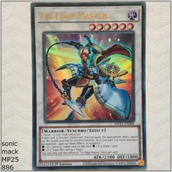 Tri-Edge Master - MP25-EN288 - Ultra Rare 1st Edition Yugioh - Image 1
