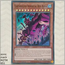 Earthbound Immortal Red Nova - MZTM-EN044 - Super Rare 1st Edition Yugioh - Image 1