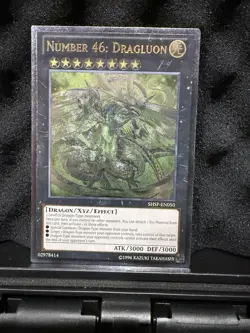 Number 46: Dragluon Unl Ed Ultimate Rare SHSP-EN050 Yu-Gi-Oh! - Image 1