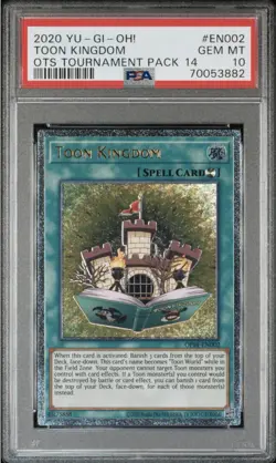 Yugioh PSA 10 Toon Kingdom 2020 OTS tournament pack 14 Ultimate Rare - Image 1