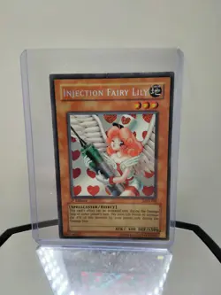 INJECTION FAIRY LILY YU-GI-OH! LOD-100 1996 ENGLISH 1ST ED. Halo/Sparkle affect. - Image 1