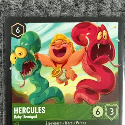 Disney Lorcana Azurite Sea Hercules Baby Demigod 86/204 Legendary NM/M - Image 3