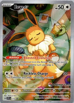 Eevee - (Pokemon Center Exclusive) Promo SV: Scarlet & Violet Promo Cards 173 NM - Image 1