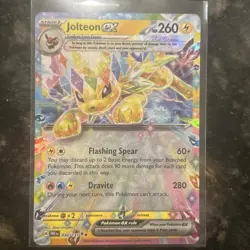 Jolteon ex 30/131 Double Rare Holo Pokemon TCG Card SV Prismatic Evolutions NM - Image 1