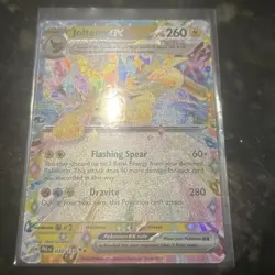 Jolteon ex 30/131 Double Rare Holo Pokemon TCG Card SV Prismatic Evolutions NM - Image 2