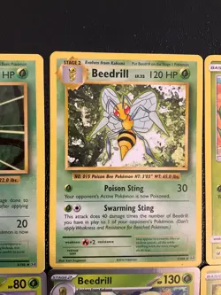 x18 Weedle Kakuna Beedrill pokemon cards collection mixed Lot. 🐝 ALL DIFFERENT. - Image 4