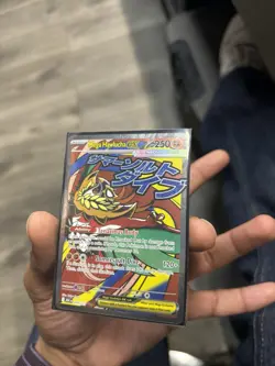 Pokemon Mega Hawlucha EX 268/217 Full Art Holo 250 HP Fighting Card - Image 2