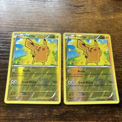 Pokemon Pikachu TCG Reverse Holo Card XY Base Set, 42/146 - Image 1