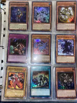 Yugioh ! Binder Collection 🙏 See All Pics , 154 Cards, Blue Eyes , Clear Wings - Image 4