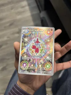 Pokemon Medicham 241/217 Full Art Illustration Rare Holo Paldea Evolved Card - Image 2
