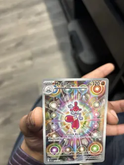 Pokemon Medicham 241/217 Full Art Illustration Rare Holo Paldea Evolved Card - Image 3