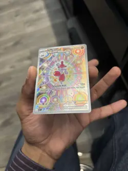 Pokemon Medicham 241/217 Full Art Illustration Rare Holo Paldea Evolved Card - Image 5