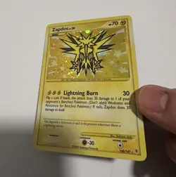 Pokemon Zapdos 150/147 Secret Rare Supreme Victors Card NM Condition - Image 2