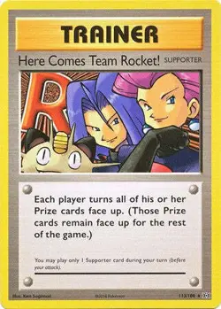 Here Comes Team Rocket! 113/108 Secret Rare - Pokemon XY Evolutions Single Card - Image 1
