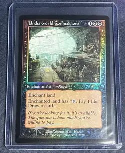 MTG Underworld Connections (9/13) WPN Promo FOIL Magic the Gathering Card - Image 1