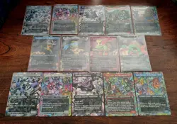 Magic TMNT MtG Leonardo Michelangelo Raphael & Donatello Borderless, 5 Foils - Image 2