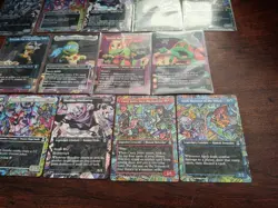 Magic TMNT MtG Leonardo Michelangelo Raphael & Donatello Borderless, 5 Foils - Image 3